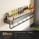 Suction Cup Punch-Free Wall Condiment Hook Rack Storage Suction Cup Punch-Free Wall Condiment Hook Rack Storage