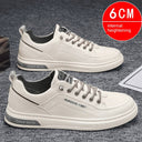 White Autumn Leisure Flats Men's Shoes for Casual Wear White Autumn Leisure Flats Men's Shoes for Casual Wear