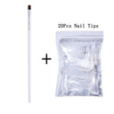 Glowing White Gel Nail Extension Kit for Beautiful Nails Glowing White Gel Nail Extension Kit for Beautiful Nails