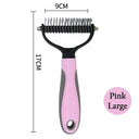 Professional Dual-Head Pet Deshedding Brush for Dogs Cats Professional Dual-Head Pet Deshedding Brush for Dogs Cats