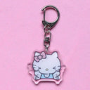 Anime Hello Kitty And My Melody Keychain Set For Fans Anime Hello Kitty And My Melody Keychain Set For Fans