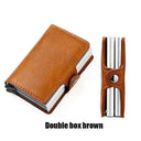RFID Leather Wallet Card Holder With Secure Features RFID Leather Wallet Card Holder With Secure Features