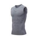 Men's Ice-Silk Compression Shaping Vest Slimming Tank Top Men's Ice-Silk Compression Shaping Vest Slimming Tank Top