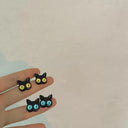Kiss Jewelry Cute Monster Eyes Stud Earrings Trendy Kpop Fashion Gift Kiss Jewelry Cute Monster Eyes Stud Earrings Trendy Kpop Fashion Gift