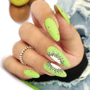 24pcs Light Green Stripe Gradient Fake Nails Full Cover Set 24pcs Light Green Stripe Gradient Fake Nails Full Cover Set
