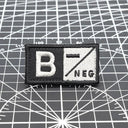 Tactical Blood Type Patch Custom Military Embroidery Gear Tactical Blood Type Patch Custom Military Embroidery Gear