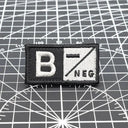 Tactical Blood Type Patch Custom Military Embroidered Gear Tactical Blood Type Patch Custom Military Embroidered Gear
