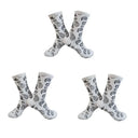 Cactus Jack Hip Hop Crew Socks Sporty Style for All Occasions Cactus Jack Hip Hop Crew Socks Sporty Style for All Occasions