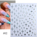 3D Sakura Blossom Nail Art Stickers for Elegant Designs 3D Sakura Blossom Nail Art Stickers for Elegant Designs