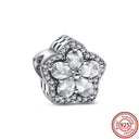 Crown Flowers Heart Silver Bead Charm Pandora Accessory Crown Flowers Heart Silver Bead Charm Pandora Accessory