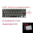 MacBook Silicone Keyboard Cover Transparent Protector - 1-Year Warranty MacBook Silicone Keyboard Cover Transparent Protector - 1-Year Warranty