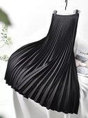 Luxury Pleated Skirt for Women: Sophisticated High Waist Fashion Luxury Pleated Skirt for Women: Sophisticated High Waist Fashion