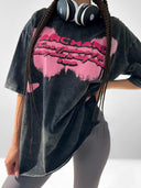 Mineral Wash Urban Vintage Tee: Y2k Streetwear Style Mineral Wash Urban Vintage Tee: Y2k Streetwear Style