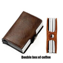 RFID Leather Wallet Card Holder With Secure Features RFID Leather Wallet Card Holder With Secure Features