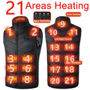 9 13 Heated Vest For Men Women USB Heating Jacket Winter 9 13 Heated Vest For Men Women USB Heating Jacket Winter