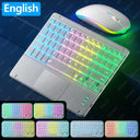 RGB Backlit Bluetooth Touchpad Keyboard for Pad 7 Colors RGB Backlit Bluetooth Touchpad Keyboard for Pad 7 Colors
