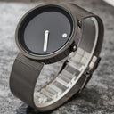 Dot Matrix Mens Watch Alloy Band Precision Quartz Timepiece Dot Matrix Mens Watch Alloy Band Precision Quartz Timepiece