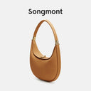 Genuine Leather Elegant Half Moon Shoulder Bags for Women Genuine Leather Elegant Half Moon Shoulder Bags for Women