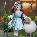 Customizable BJD Doll Dress Up Toy With 3D Eyes Interactive Customizable BJD Doll Dress Up Toy With 3D Eyes Interactive