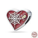 Charming Sterling Silver Red Heart Beads for Pandora Gifts Charming Sterling Silver Red Heart Beads for Pandora Gifts
