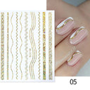 Elevate Your Style with Chic 3D Nail Art Decals Set Elevate Your Style with Chic 3D Nail Art Decals Set