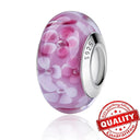 Colorful Heart Murano Glass Charm Sterling Silver for Pandora Colorful Heart Murano Glass Charm Sterling Silver for Pandora
