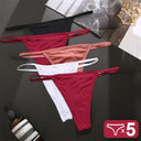 5 Piece Seductive Cotton G String Panties Set Intimates 5 Piece Seductive Cotton G String Panties Set Intimates