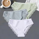 Patchwork Lace Cotton Panties For Women Patchwork Lace Cotton Panties For Women