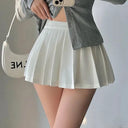 A Line Mini Skirt With Built In Shorts Streetwear Chic A Line Mini Skirt With Built In Shorts Streetwear Chic