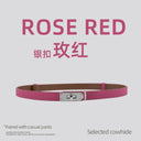 Luxury Leather Waist Belt for Women's Elegant Fashion Accessory Luxury Leather Waist Belt for Women's Elegant Fashion Accessory