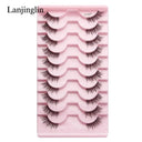 Wispy Faux Mink Half Lashes for Eye Enhancement Comfort Wispy Faux Mink Half Lashes for Eye Enhancement Comfort
