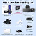 AZDOME M550 Dash Cam 4K Enhanced Car Surveillance System AZDOME M550 Dash Cam 4K Enhanced Car Surveillance System