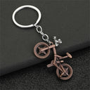 Motorcycle Keychain with Rotating Wheels for Gifts Motorcycle Keychain with Rotating Wheels for Gifts