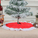 Elegant Faux Fur Christmas Tree Skirt with Sequins Elegant Faux Fur Christmas Tree Skirt with Sequins