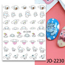Adorable Cartoon Hello Kitty Nail Sticker Set for Nail Art Adorable Cartoon Hello Kitty Nail Sticker Set for Nail Art