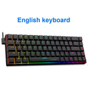 EYOOSO Z686 RGB Mechanical Keyboard Portable 65 Percent Slim EYOOSO Z686 RGB Mechanical Keyboard Portable 65 Percent Slim
