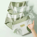 4Pcs Cotton Women's Panties High Waist Body Shaper Underwear 4Pcs Cotton Women's Panties High Waist Body Shaper Underwear