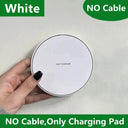 15W Wireless Charger Pad Compatible with iPhone 16 15 14 13 12 15W Wireless Charger Pad Compatible with iPhone 16 15 14 13 12