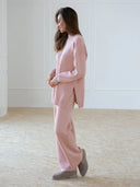 Women Knitted Two-Piece Set Fashion Autumn/Winter Knit Sweater Women Knitted Two-Piece Set Fashion Autumn/Winter Knit Sweater