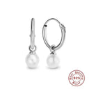 Elegant Silver Pearl Earrings Timeless Luxury Jewelry Elegant Silver Pearl Earrings Timeless Luxury Jewelry