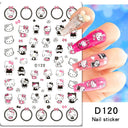 Adorable Cartoon Hello Kitty Nail Sticker Set for Nail Art Adorable Cartoon Hello Kitty Nail Sticker Set for Nail Art