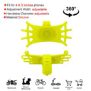 Silicone Universal Phone Holder For Bikes 360 Degree Mount Silicone Universal Phone Holder For Bikes 360 Degree Mount