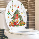 Green Plant Leaves Bathroom Wall Sticker Waterproof Floral Decor Green Plant Leaves Bathroom Wall Sticker Waterproof Floral Decor