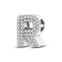 Hot Sale Silver Plated Color Letter Charm Beads for Women Hot Sale Silver Plated Color Letter Charm Beads for Women