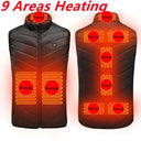 9 13 Heated Vest For Men Women USB Heating Jacket Winter 9 13 Heated Vest For Men Women USB Heating Jacket Winter