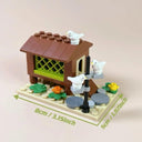 City Farm Animals Building Blocks Hen House Toys Gift Set City Farm Animals Building Blocks Hen House Toys Gift Set