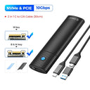 Orico M2 NVMe SSD Enclosure 10Gbps PCIe Tool Free Case Orico M2 NVMe SSD Enclosure 10Gbps PCIe Tool Free Case