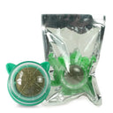 Catnip Rotatable Wall Ball Toy For Healthy Teeth Cleaning Catnip Rotatable Wall Ball Toy For Healthy Teeth Cleaning