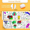 Children's Sticky Drawing Paper Roll for Kids Art Projects Children's Sticky Drawing Paper Roll for Kids Art Projects