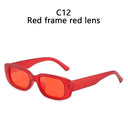 Trendy Vintage Rectangle Sunglasses for Women UV400 Shades Trendy Vintage Rectangle Sunglasses for Women UV400 Shades